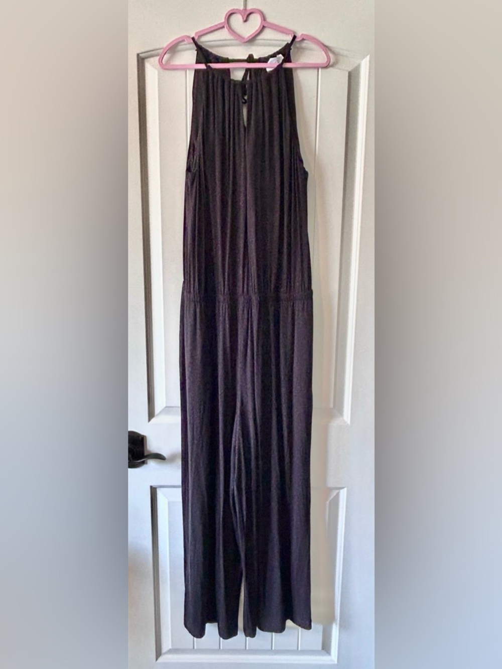 Soma Weekend Black Sleeveless Halter Jumpsuit